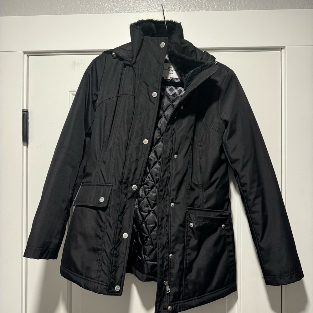 Jessica Simpson Black Quilted Jacket